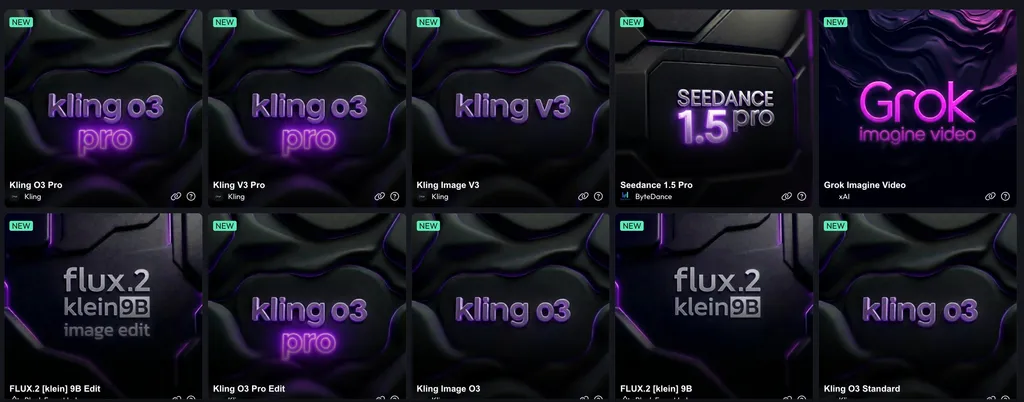 New image, video, and 3D models plus workflow improvements