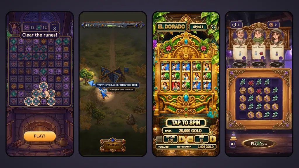 Playable Ads Built From a Message, Down to the End Card