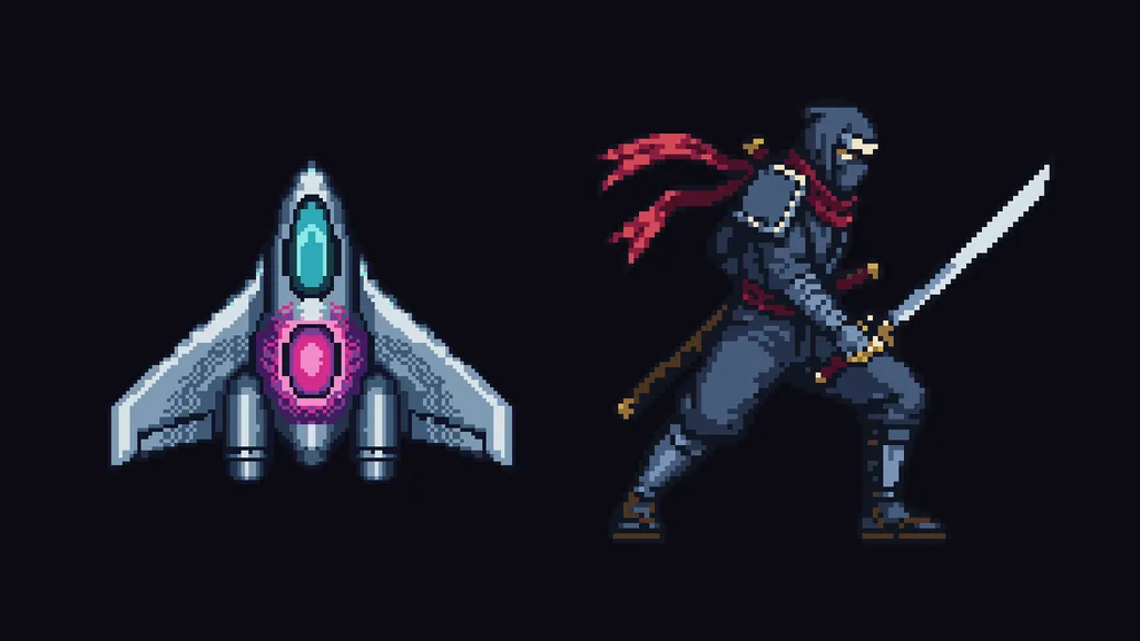 Mega Drive Sprites Shaded With Dither, in Fifteen Colors