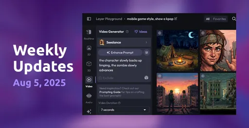 Workspace usage tracking, Seedance video, and frame selector